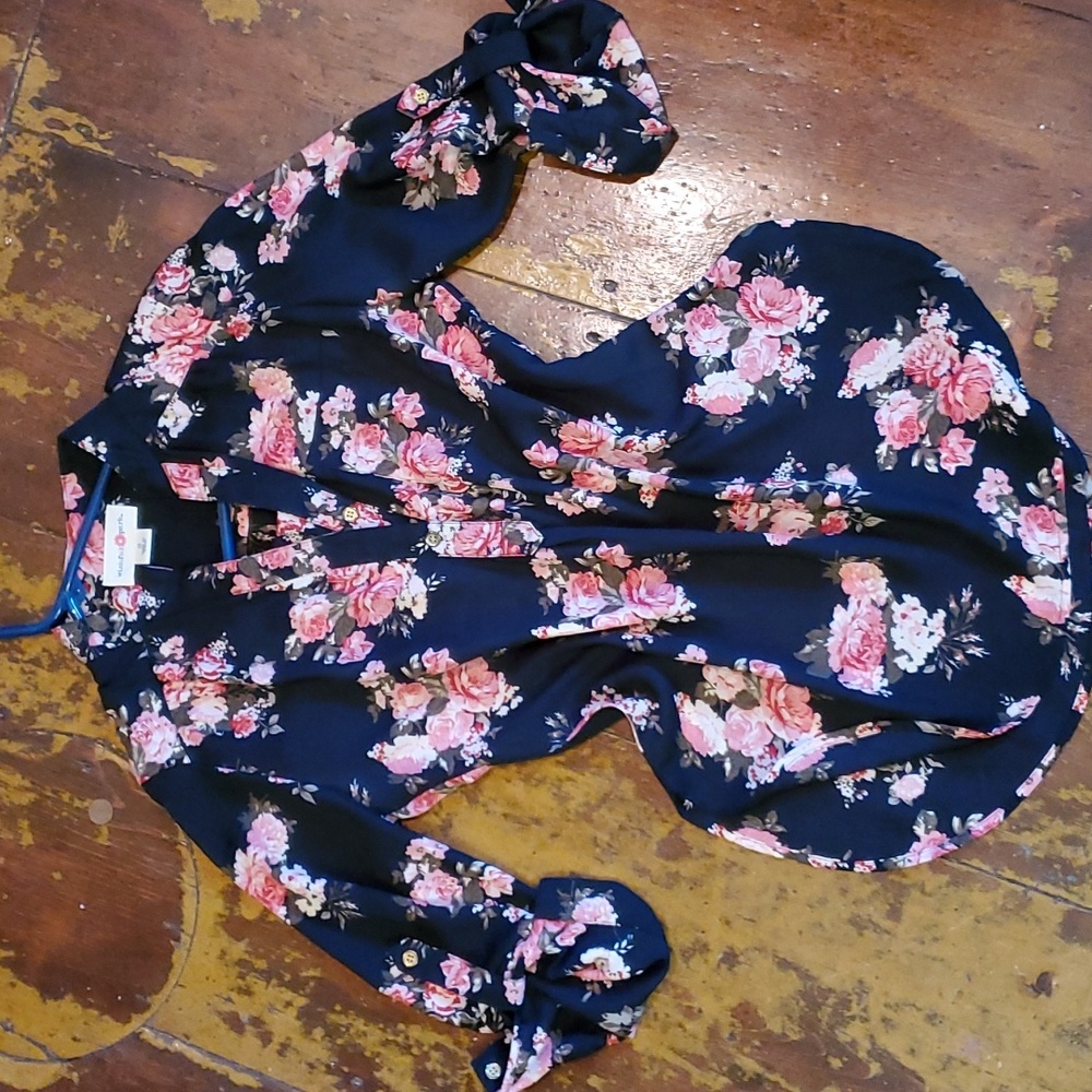 Womans floral shirt